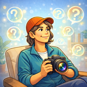 Provides a visual pause and signals clarity and answers