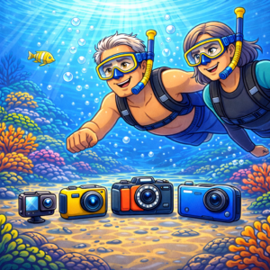 Top rated underwater cameras for travel under $500