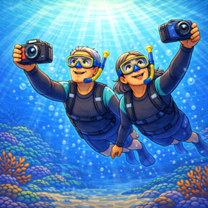 Travelers capturing memorable moments with underwater cameras under $500