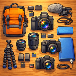 Visualizes multi-platform shooting from one camera setup