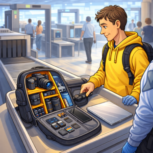 carry on compliant camera travel backpack for airline travel