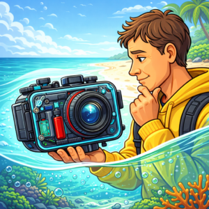 Comparing different types of travel underwater cameras for photography