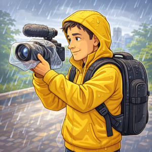 weather resistant camera travel backpack for outdoor content creation