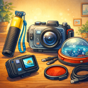 Accessories upgrade underwater cameras