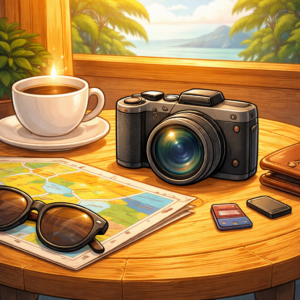 Beginner friendly compact travel camera display