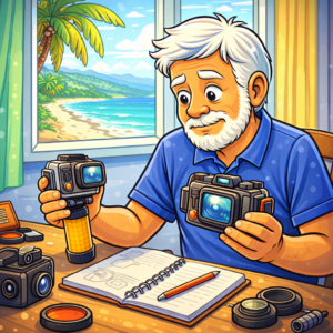 Comparing action and underwater cameras