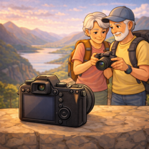 Full-frame travel camera optimized for image quality