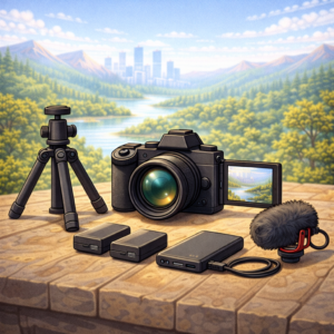 Travel camera accessories that enhance stabilization and usability